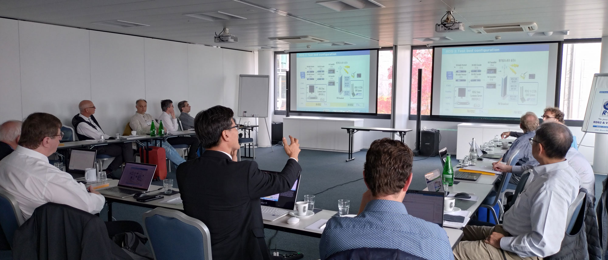 Prof. SangWoon Lee explains the Korean RDS2 industrial partner project